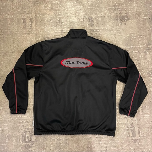 Mac Tools 1/4 Zip Black Pullover Sweater - Mens 2XL - Picture 2 of 12